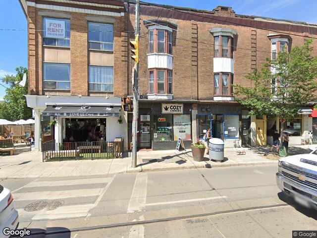 Street view for Nomade Cannabis, 1428 Dundas St W, Toronto ON