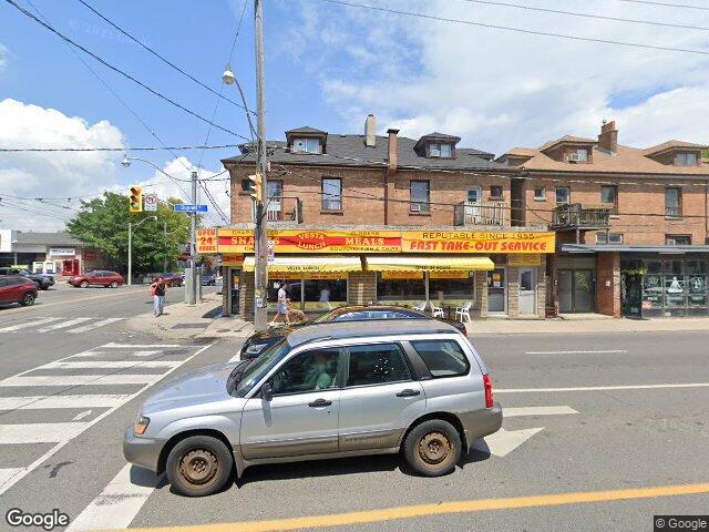 Street view for Dolly's Cannabis, 1105 Bathurst St, Toronto ON