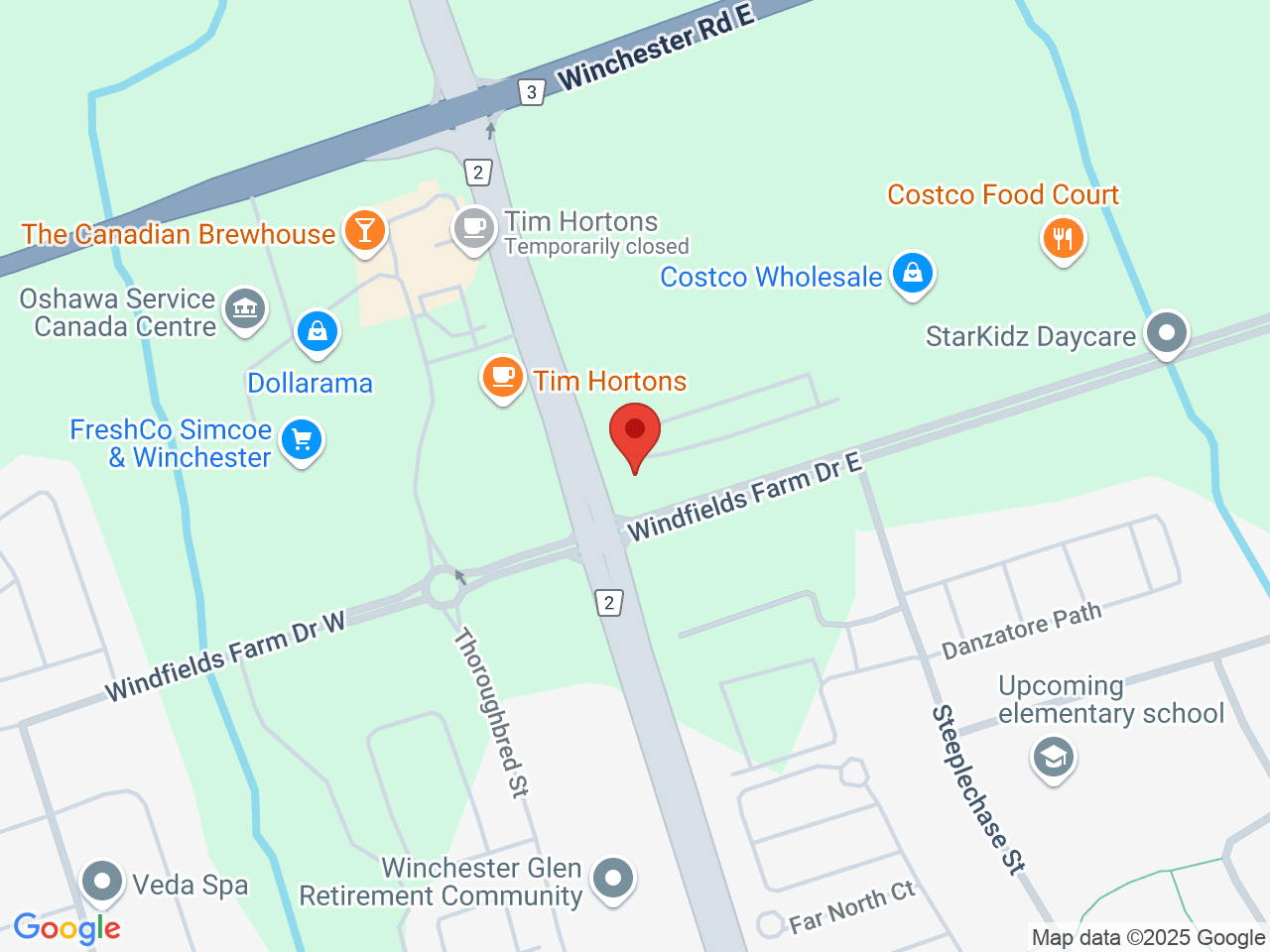 Street map for One Plant, 2635 Simcoe St N Unit 6, Oshawa ON