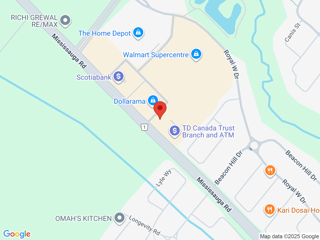 Street map for Cantopia Cannabis Co., 9445 Mississauga Rd Unit 3, Brampton ON