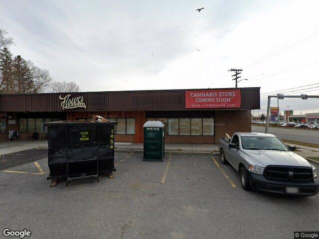 Street view for Pop's Cannabis Co., 1571 Bank St, Ottawa ON