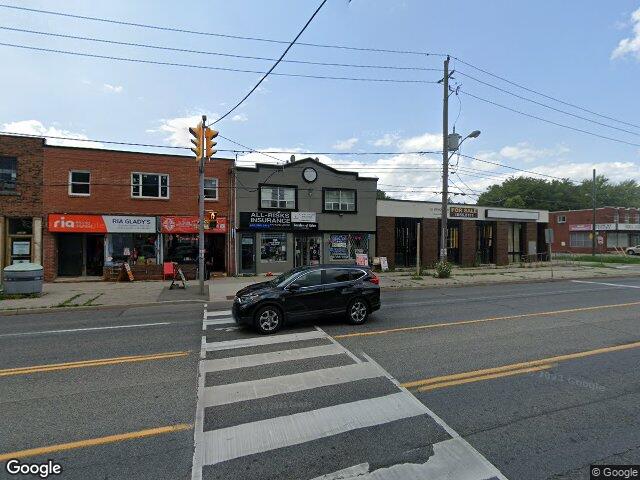 Street view for Garden of Eden Cannabis, 1744 Jane St., Toronto ON