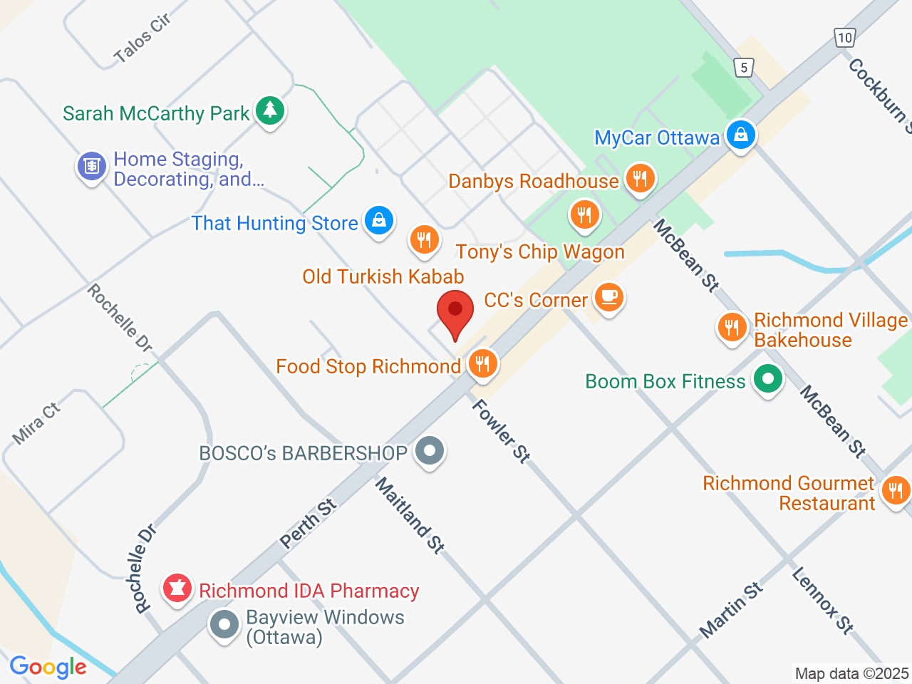 Street map for Gather and Grow, 6179 Perth St., Unit 220, Richmond ON