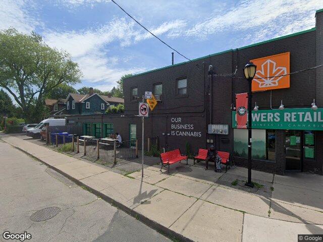 Street view for Growers Retail Pape Village, 1021 Pape Ave., Toronto ON