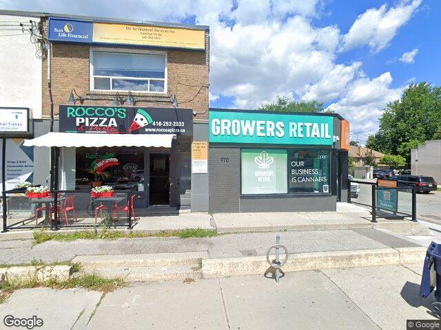 Street view for Growers Retail, 970 The Queensway, Etobicoke ON