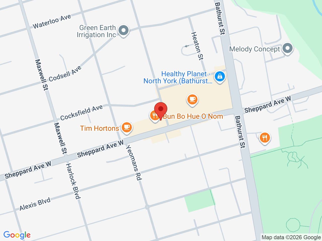 Street map for Havok Smoke, 650 Sheppard Ave W, North York ON