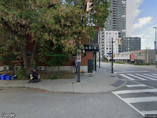 Street view for High Ties Cannabis Store, 484 Rideau St., Ottawa ON