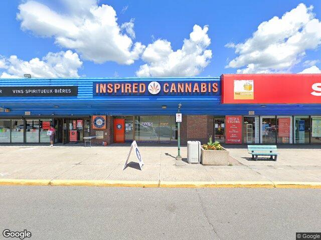 Street view for Inspired Cannabis Co., 6489 Jeanne D'Arc Blvd N, Orleans ON