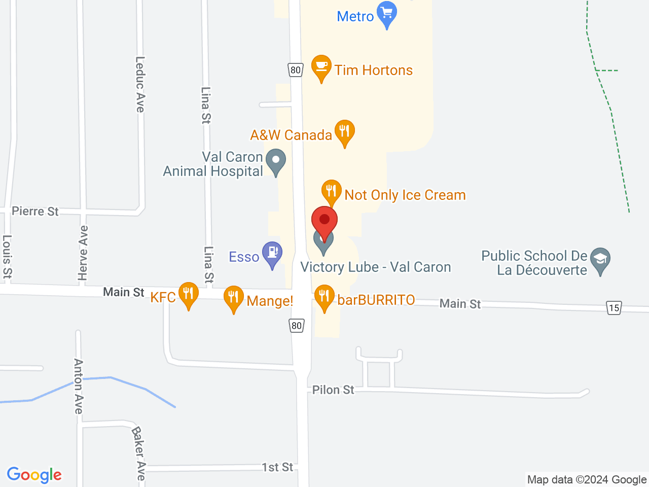 Street map for Cannabis Jacks, 3020 Old Hwy 69 N Unit 1, Val Caron ON
