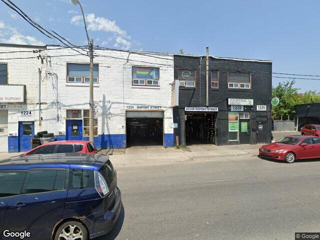 Street view for Junction Cannabis, 1220A Dupont St, Toronto ON