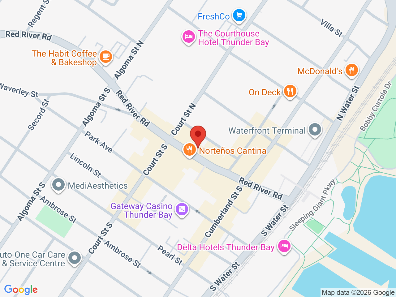 Street map for Cannabis Near Me Thunder Bay, 236 Red River Rd, Thunder Bay ON