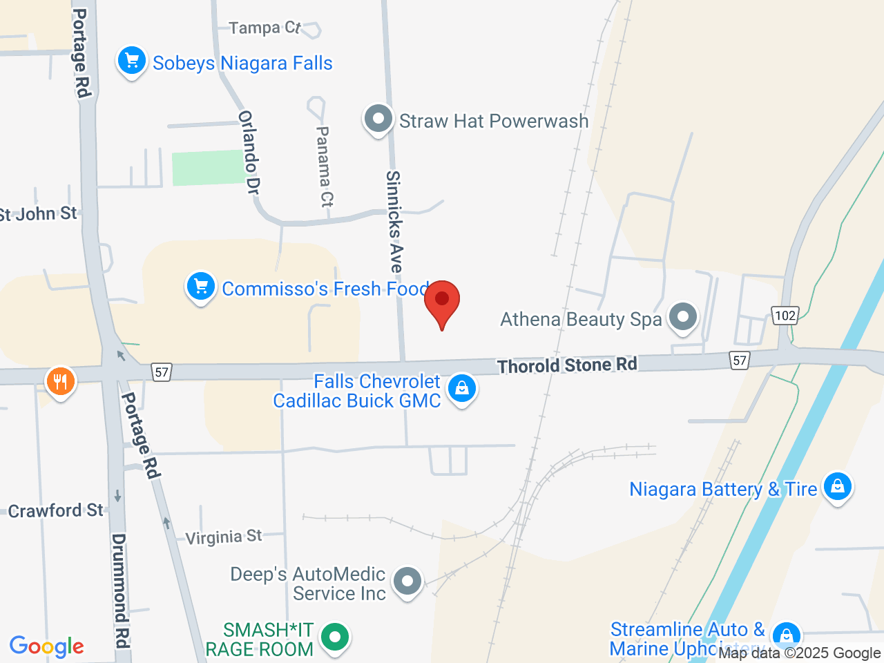 Street map for Cannabis Culture, 5927 Thorold Stone Rd, Niagara Falls ON