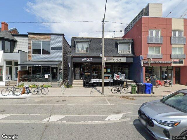 Street view for Lagoo Cannabis Shop, 102 Harbord St, Toronto ON