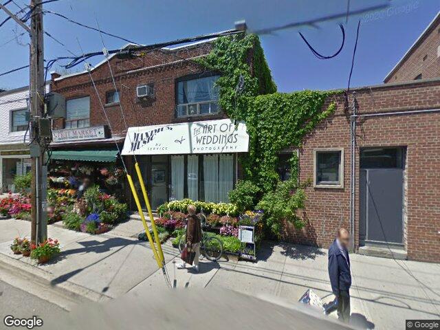 Street view for Lakeview Cannabis, 4 Mimico Ave, Etobicoke ON