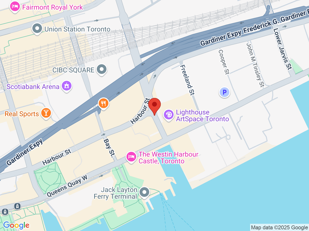 Street map for Harbourfront Cannabis, 10 Yonge St, Toronto ON