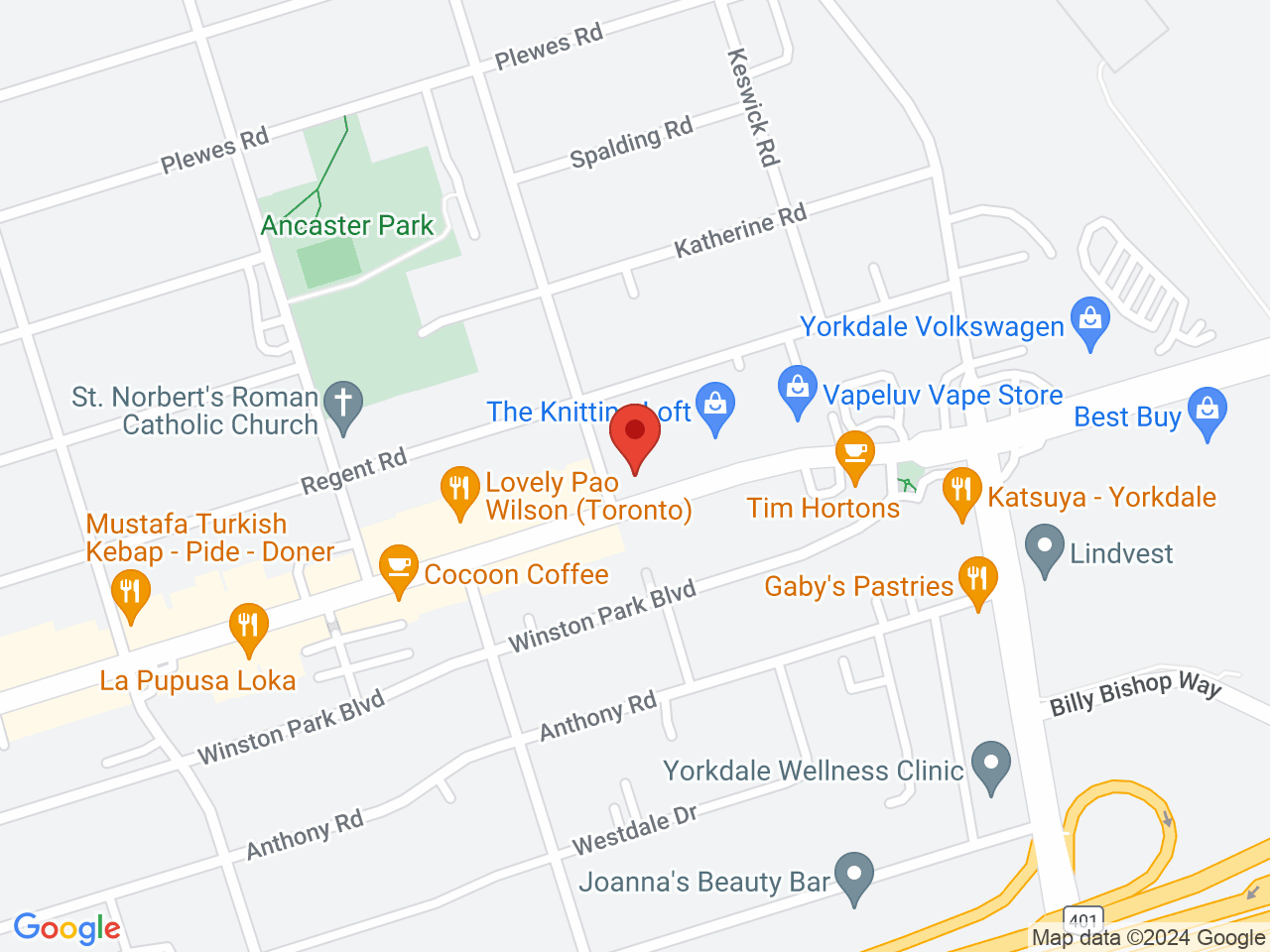 Street map for Local Products The Cannabis Store, 704 Wilson Ave, North York ON