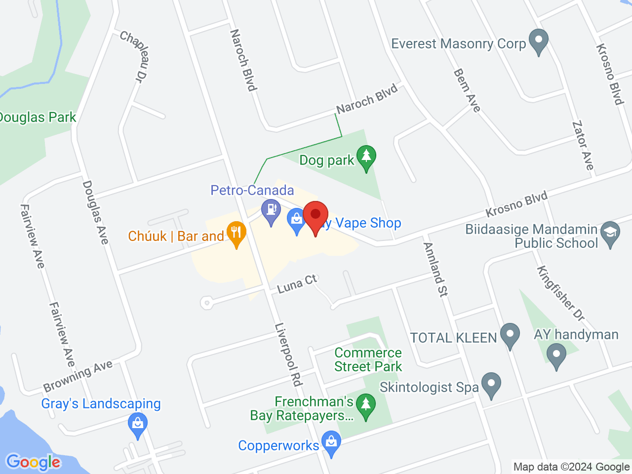 Street map for Lolly Cannabis, 715 Krosno Blvd, Pickering ON