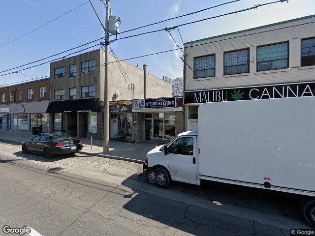 Street view for Malibu Munchies, 871 O'Connor Dr, Toronto ON