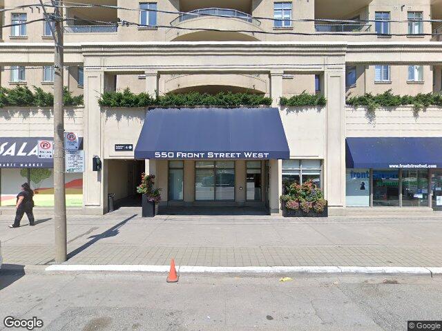 Street view for Insalata Cannabis Market, 550 Front St W Unit 59, Toronto ON