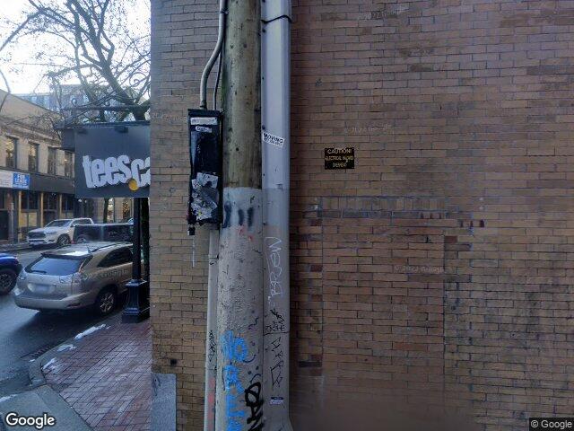 Street view for Marigolds Cannabis Gastown, 231 Abbott St., Vancouver BC