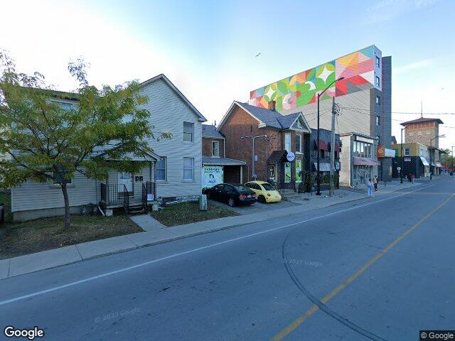 Street view for Mary J's Cannabis, 154 Division St, Kingston ON
