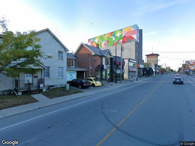 Street view for Mary J's Cannabis, 154 Division St, Kingston ON