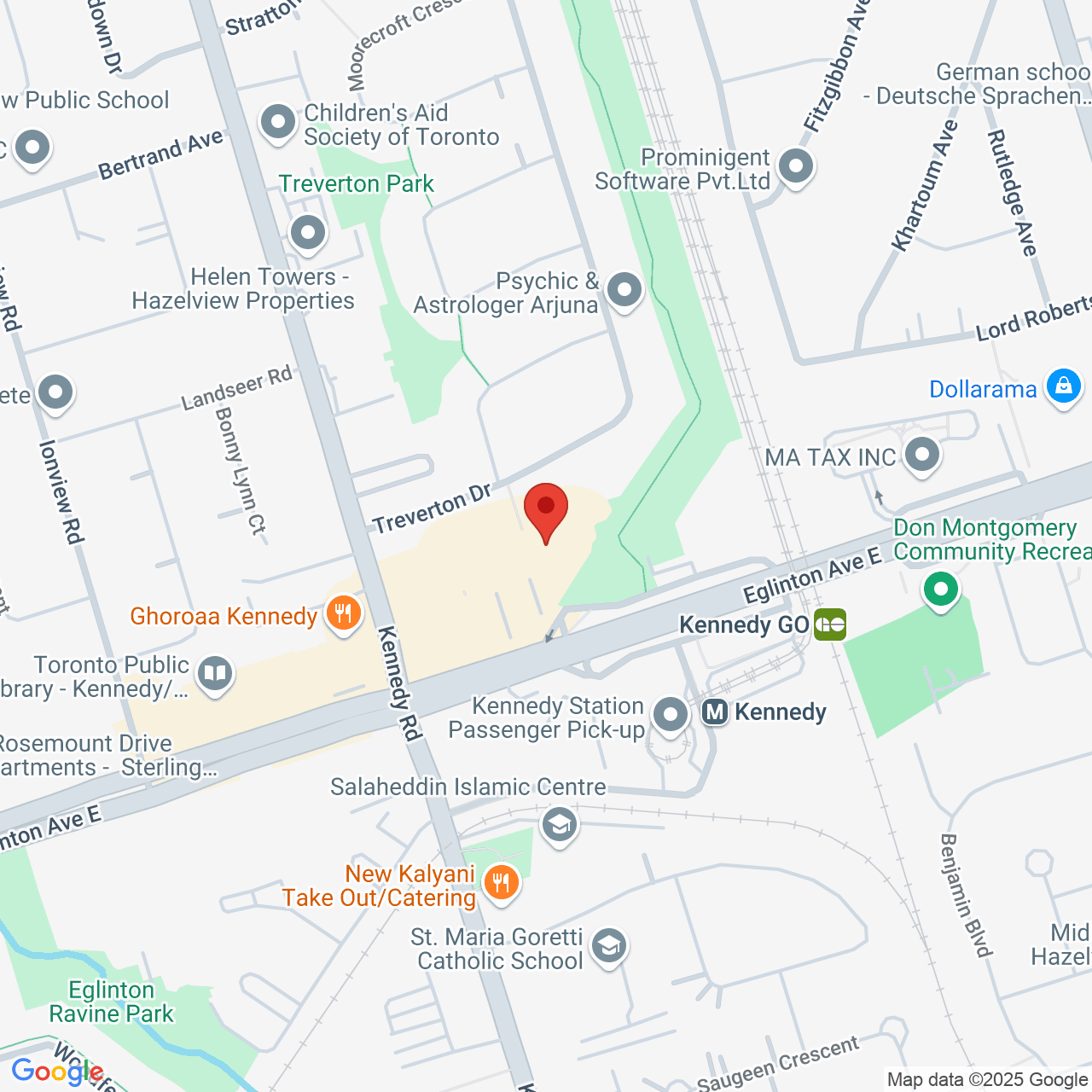 Street map for Canna Cabana, 2432 Eglinton Ave E, Scarborough ON