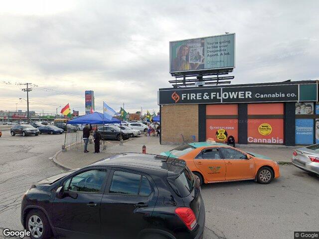 Street view for Fire & Flower Cannabis Co., 1616 Wilson Ave Unit 1, North York ON