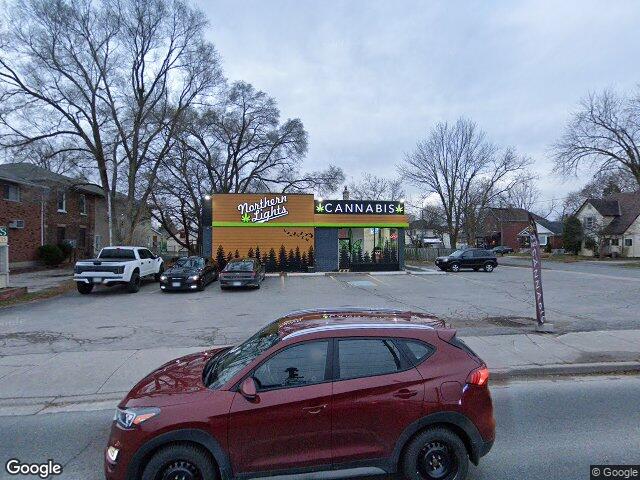 Street view for Northern Lights Cannabis, 51 Lansdowne St W, Peterborough ON