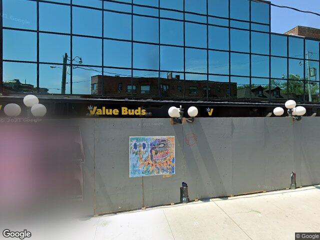 Street view for Value Buds, 500 Bloor St W, Toronto ON