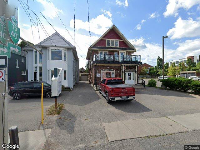 Street view for Old West Cannabis Company, 215 King St E, Oshawa ON