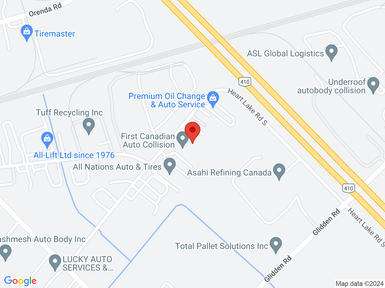 Street map for Bullrider Cannabis Retail, 67 Selby Rd, Brampton ON