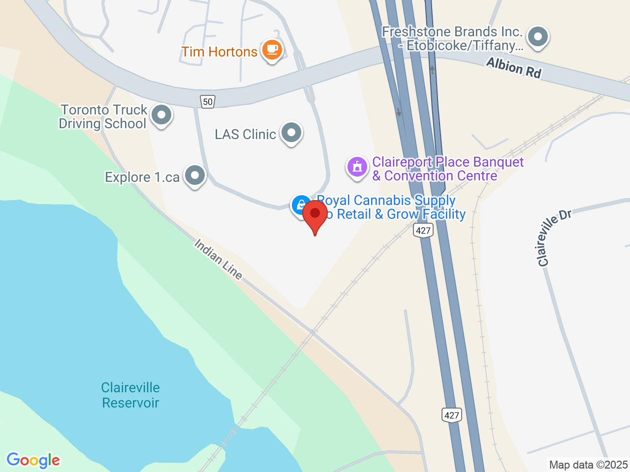 Street map for Royal Cannabis Supply Company, 