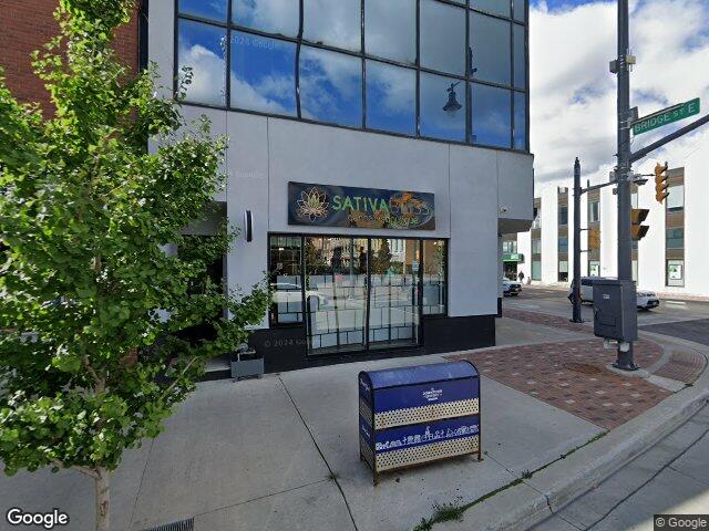 Street view for Sativa Bliss Cannabis Boutique, 200 Front St, Belleville ON