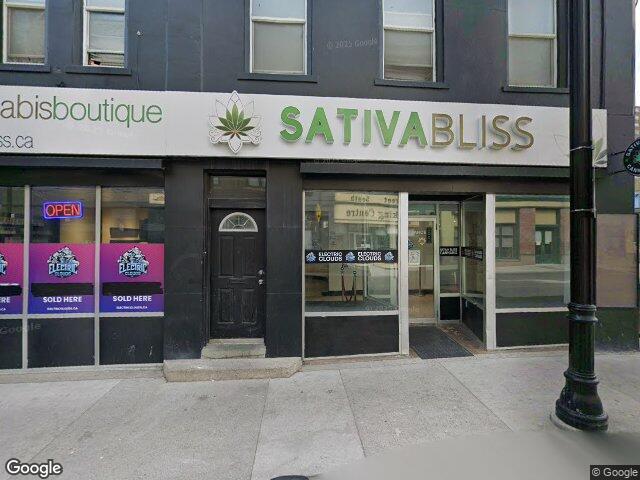 Street view for Sativa Bliss Cannabis Boutique, 57 Queen St South, Kitchener ON