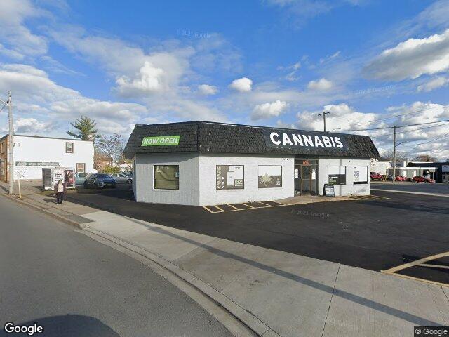 Street view for Sativa Bliss Cannabis Boutique, 11 Queenston St, St Catharines ON