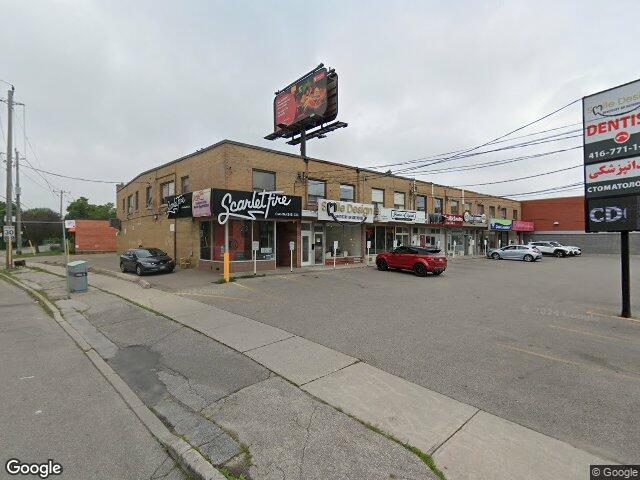Street view for Scarlet Fire Cannabis, 3852 Bathurst St, North York ON