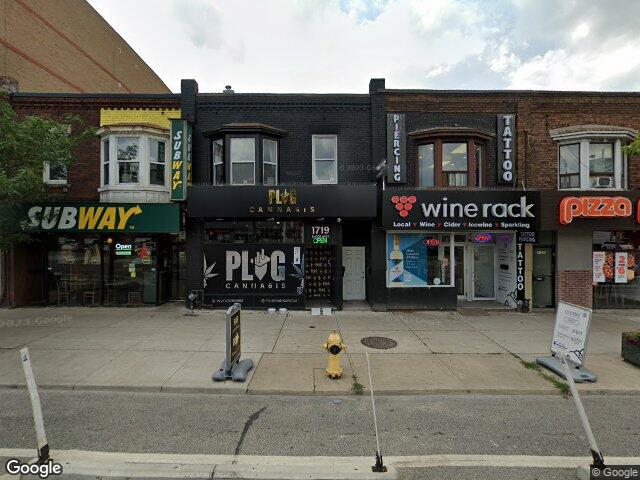 Street view for Plug Canna6is High Park, 1719 Bloor St W, Toronto ON