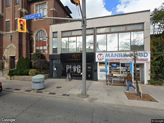 Street view for Plug Canna6is St Clair, 538 St Clair Ave W, Toronto ON