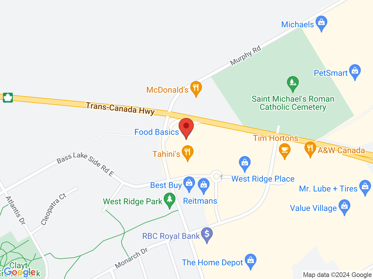 Street map for ShinyBud Cannabis Co., 975 West Ridge Blvd Unit 517, Orillia ON