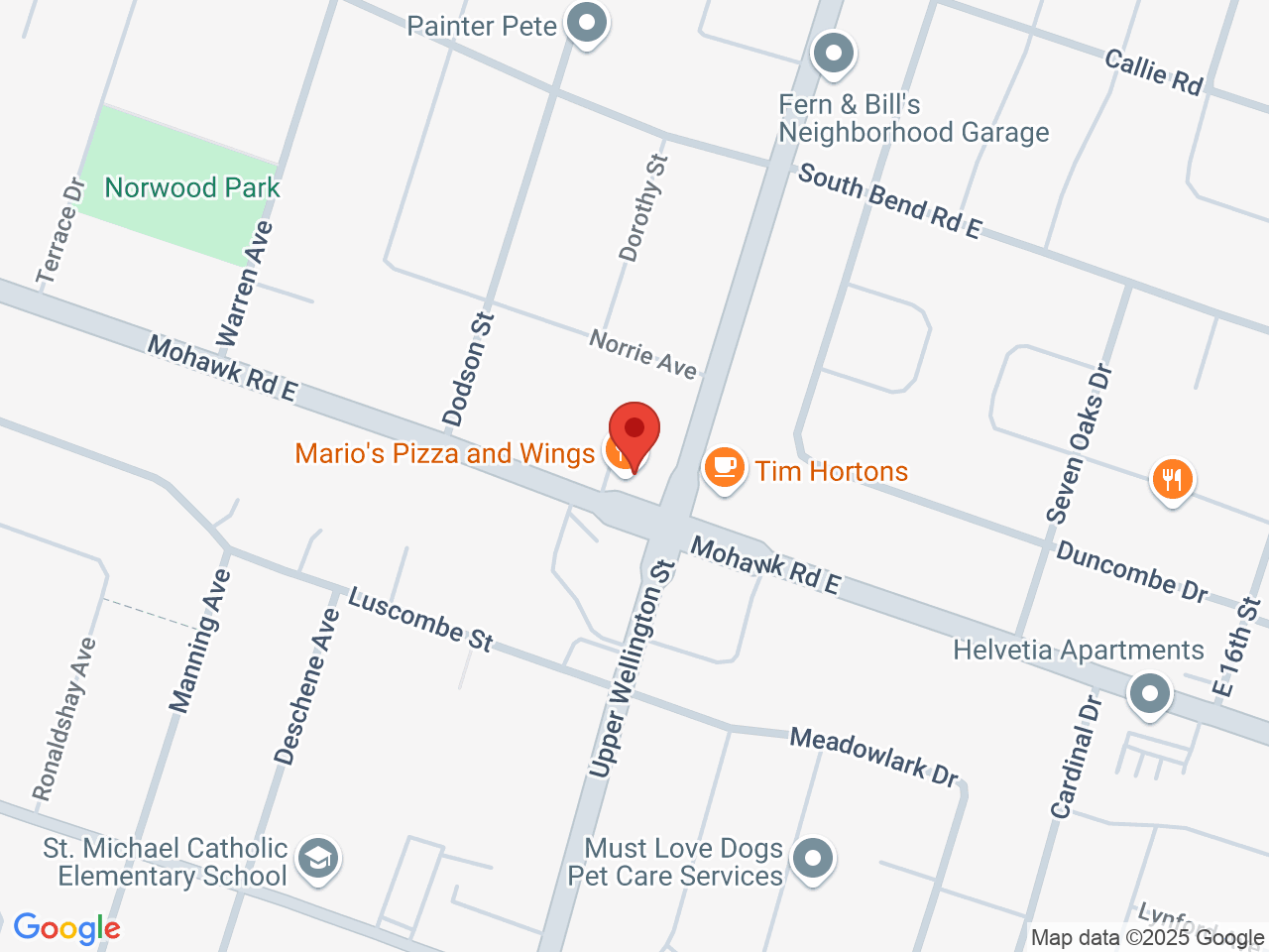 Street map for SilverLeaf Cannabis, 171 Mohawk Rd E, Unit 1, Hamilton ON