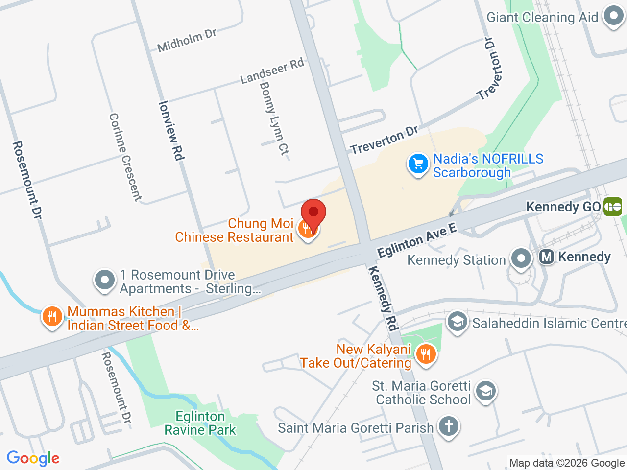 Street map for Soul Rebel Cannabis Co., 2416 Eglinton Ave E, Scarborough ON