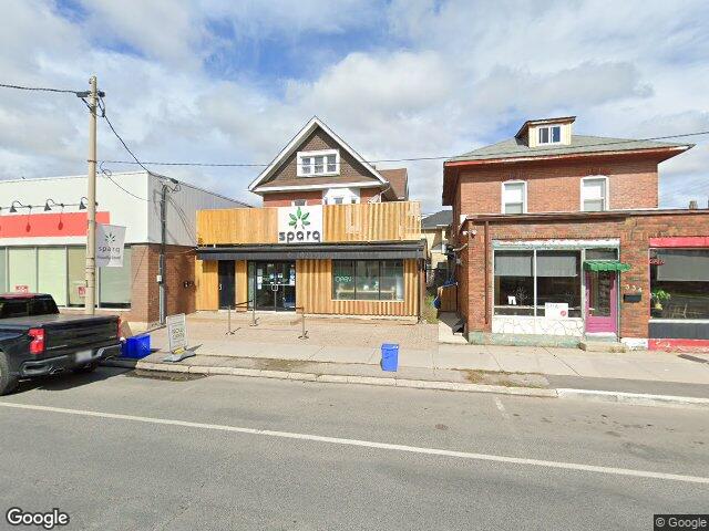Street view for SparQ Retail, 340 Charlotte St, Peterborough ON