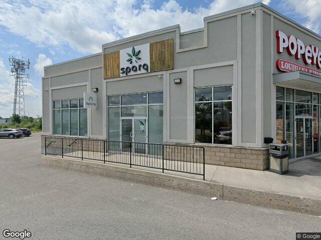 Street view for SparQ Retail, 861 Lansdowne St W Unit 4, Peterborough ON