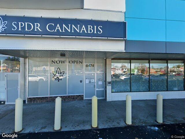 Street view for Offside Cannabis, 6474 Lundy's Lane, Niagara Falls ON