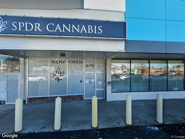 Street view for Offside Cannabis, 6474 Lundy's Lane, Niagara Falls ON