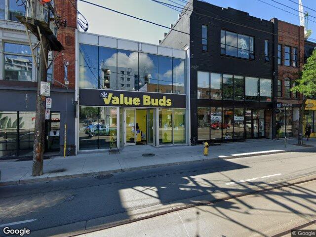 Street view for Value Buds, 535 Queen St W, Toronto ON