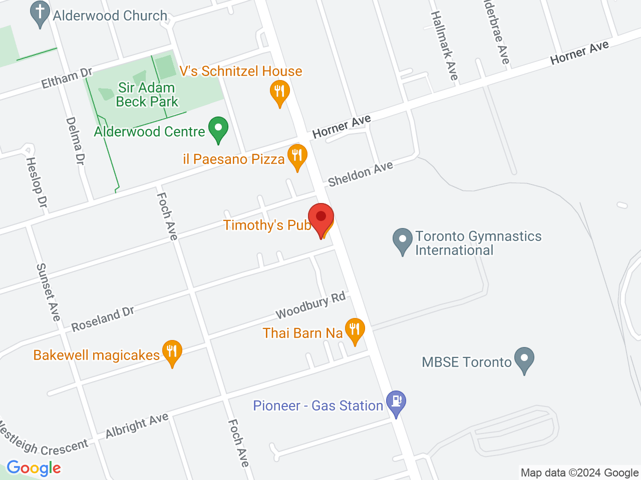 Street map for Spot420 The Cannabis Store, 340 Browns Line, Etobicoke ON