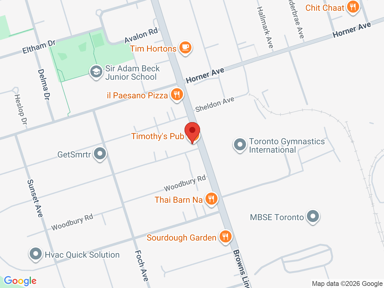 Street map for Spot420 The Cannabis Store, 340 Browns Line, Etobicoke ON