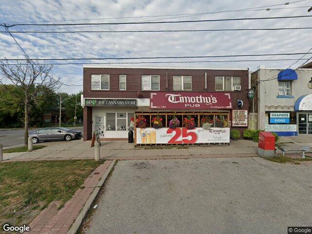 Street view for Spot420 The Cannabis Store, 340 Browns Line, Etobicoke ON